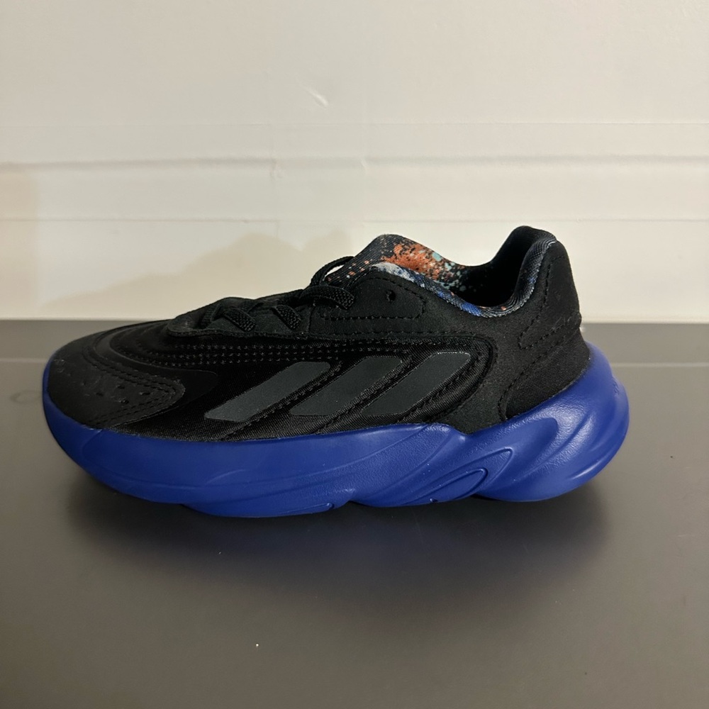 adidas Kids Black and Blue Sneakers